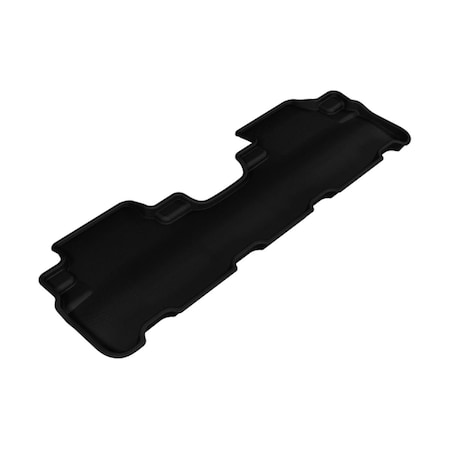 U-Ace 3D Maxpider Second Row Custom Fit Kagu Black Floor Mat for 2014-2015 Toyota Highlander Models L1TY16321509